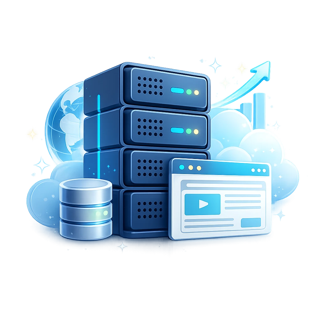Your domain, hosting & email — all in one place.